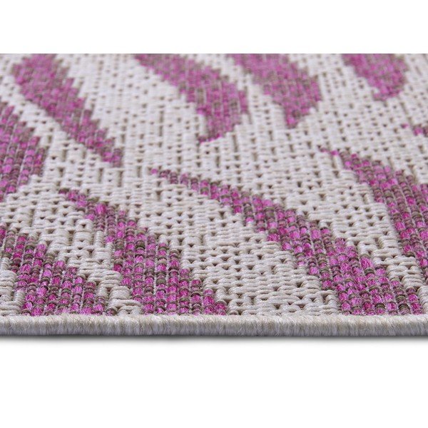 Różowo-beżowy dywan zewnętrzny NORTHRUGS Palmera, 200x290 cm-image-3