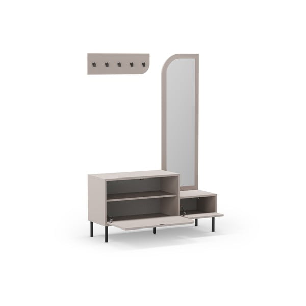 Kremowy zestaw do przedpokoju Bea – Marckeric-image-4