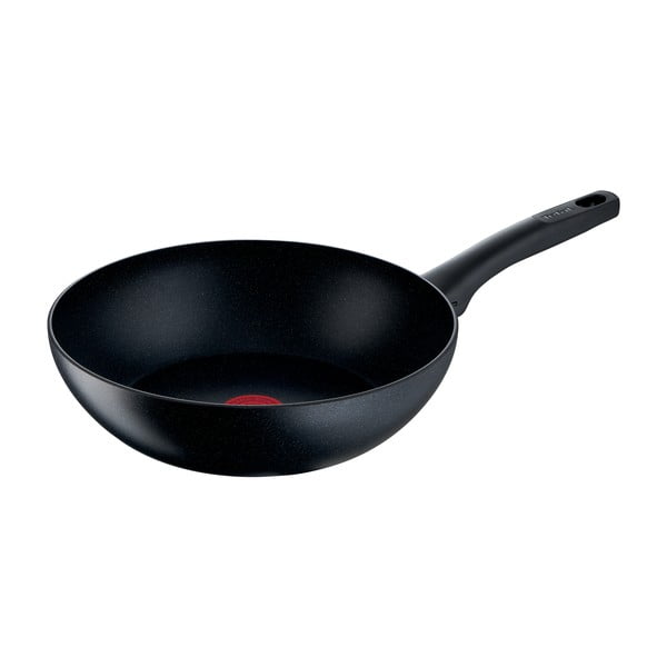 Patelnia aluminiowa wok z powłoką nieprzywierającą  ø 28 cm Black stone G2811972 – Tefal
