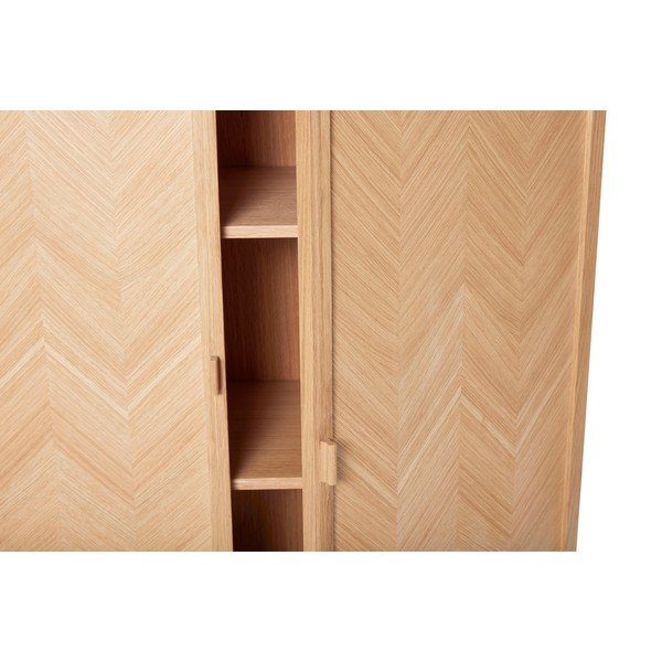 Szafa z drewna dębowego Hübsch Herringbone-image-2