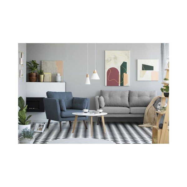 Granatowy fotel Mazzini Sofas Elena-image-2