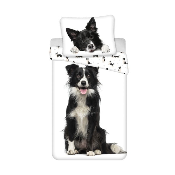 Bawełniana pościel dziecięca jednoosobowa 140x200 cm Border Collie – Jerry Fabrics