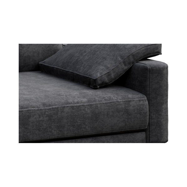 Ciemnoszara sofa z szezlongiem po lewej stronie MESONICA Musso-image-4