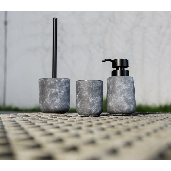 Szara ceramiczna szczotka do WC Sacile – Wenko-image-1