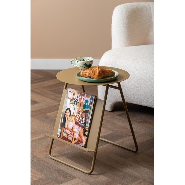 Metalowy okrągły stolik ø 40 cm Esencia – Leitmotiv-image-1