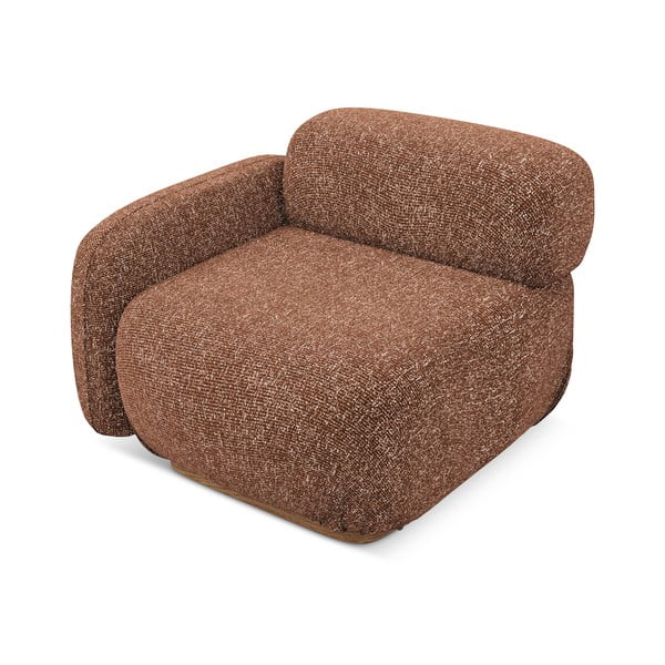 Pomarańczowy/brązowy moduł sofy (lewostronny) Ailani – Makamii-image-3