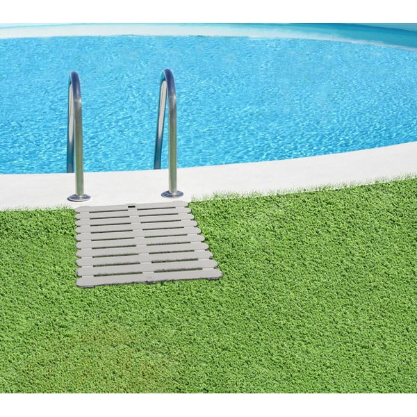 Beżowy plastikowy dywanik łazienkowy 55x55 cm – Wenko-image-4