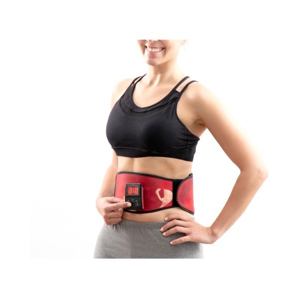 Czerwony pas do elektrostymulacji InnovaGoods Abdo King-image-2