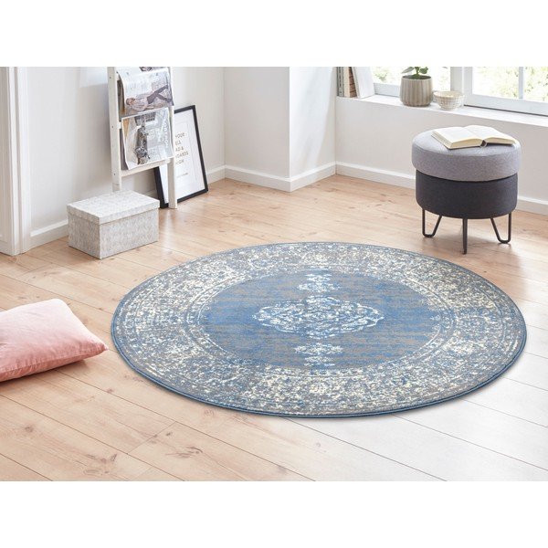 Niebieski okrągły dywan ø 160 cm Méridional – Hanse Home-image-1
