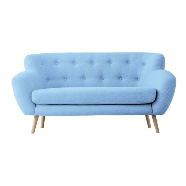 Jasnoniebieska sofa dwuosobowa Kooko Home Pop