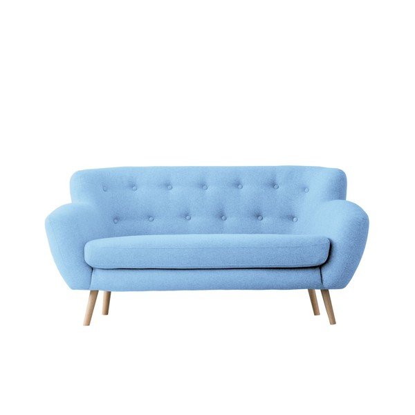 Jasnoniebieska sofa dwuosobowa Kooko Home Pop