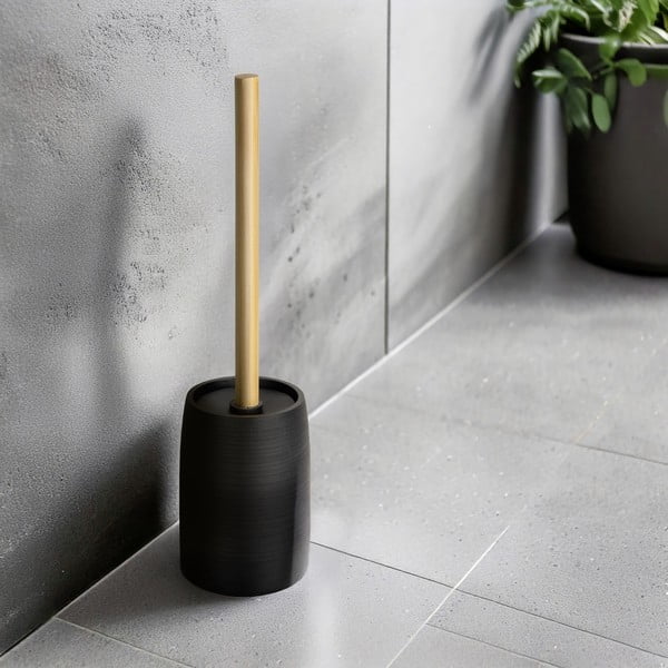 Czarna szczotka do WC z żywicy polimerowej Altavalle – Wenko-image-1