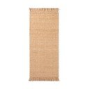 Chodnik z juty dwustronny/tkany ręcznie w naturalnym kolorze 80x300 cm Fjord – Hanse Home