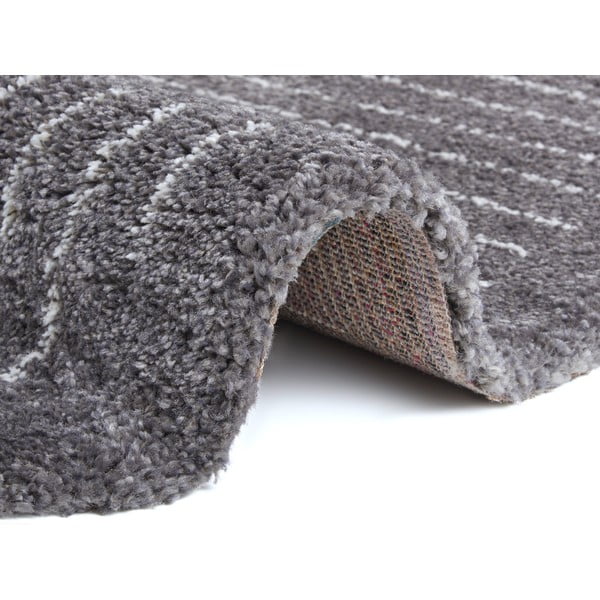 Ciemnoszary okrągły dywan ø 120 cm Dion – Hanse Home-image-2