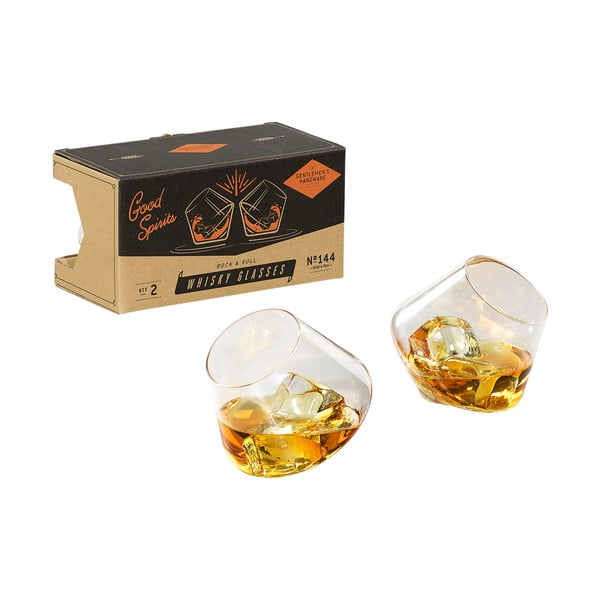 Zestaw 2 szklanek do whisky Gentlemen's Hardware Whisky Glasses