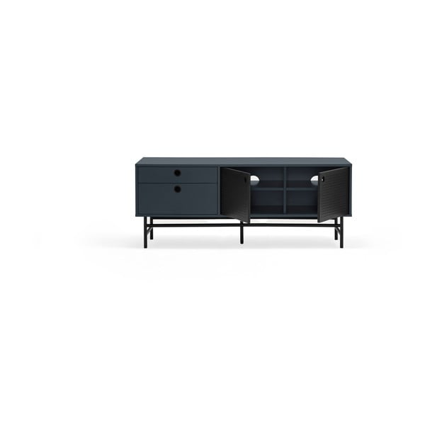 Ciemnoniebieska szafla pod TV 140x52 cm Punto – Teulat-image-3