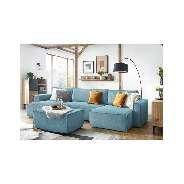 Miętowy sztruksowy podnóżek Nihad – Bobochic Paris-image-4