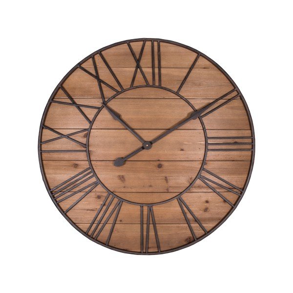 Zegar ścienny Antic Line Bois, ø 90 cm