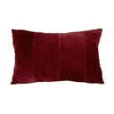 Ciemnoczerwona poduszka dekoracyjna PT LIVING Ribbed, 60x40 cm