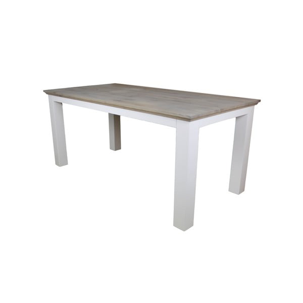 Biały
  stół do jadalni z jasnego drewna dębowego i sosnowego HSM Collection Dover,
  220x100 cm