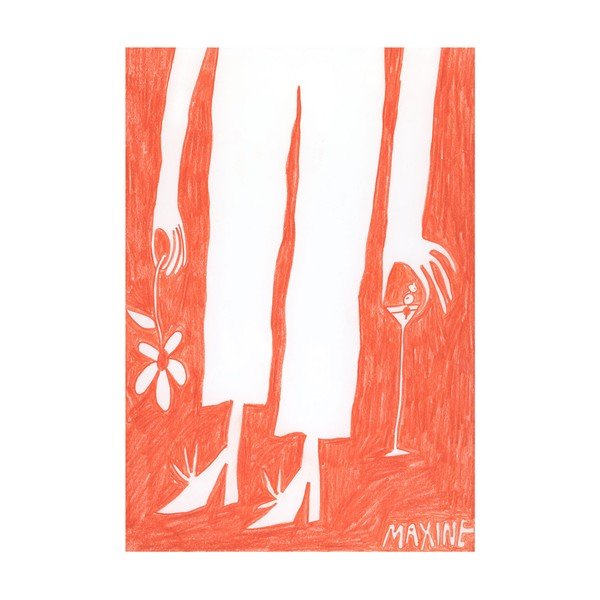 Plakat 30x40 cm Sunday at Five – Maxine McCrann – The Poster Club