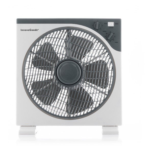 Biały wentylator podłogowy InnovaGoods, ø 30 cm-image-3