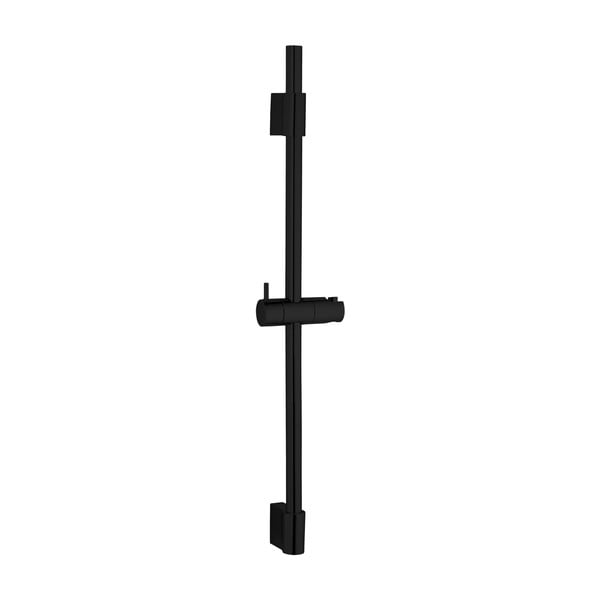 Drążek prysznicowy na słuchawkę ze stali nierdzewnej w kolorze matowej czerni 70 cm Classic – Wenko