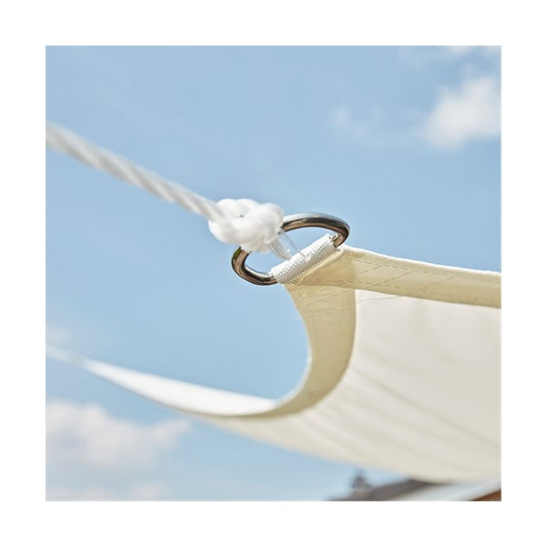 Beżowy kwadratowy żagiel przeciwsłoneczny Livin' Outdoor Como, 3,6x3,6 m-image-3