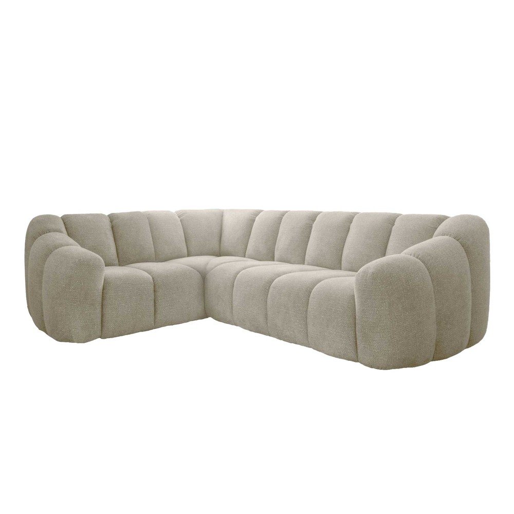 Beżowy narożnik (lewostronny/w kształcie litery L) Shell – Miuform