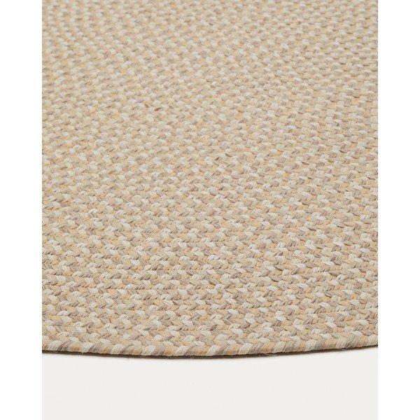 Beżowy dywan odpowiedni na zewnątrz z włókien z recyklingu 160x230 cm Rodhe – Kave Home-image-4