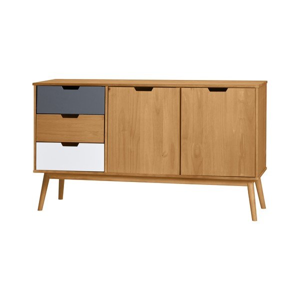 Komoda z litego drewna sosnowego Marckeric Cusco-image-2