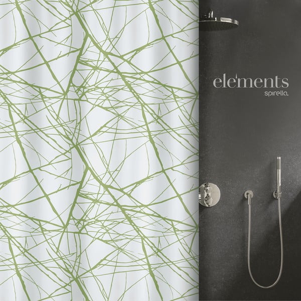 Zasłona prysznicowa 180x200 cm Fores – Spirella-image-1