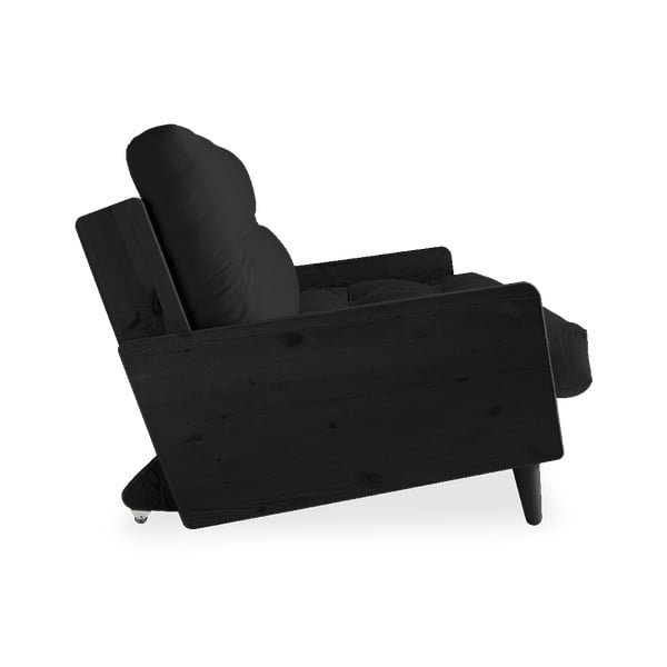 Sofa rozkładana z ciemnoszarym obiciem Karup Design Indie Black/Dark Grey-image-3