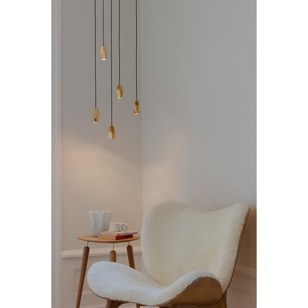 Abażur w kolorze złota ø 5 cm Brighter Days Hexa – UMAGE-image-2