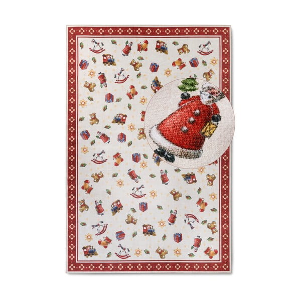 Czerwony dywan ze świątecznym motywem 160x230 cm Red Christmas – Villeroy&Boch