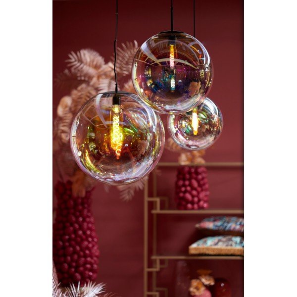 Lampa wisząca ze szklanym kloszem ø 48 cm Medina – Light & Living-image-3