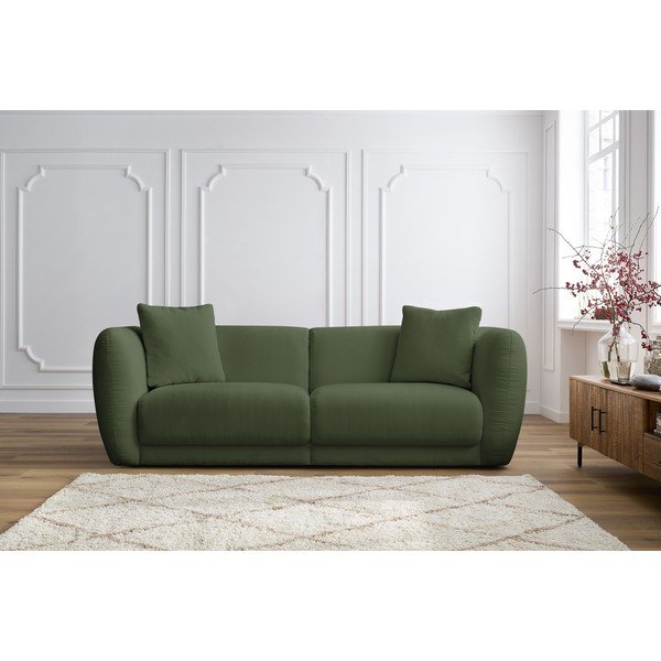 Zielona sofa 230 cm Bourbon – Bobochic Paris-image-1