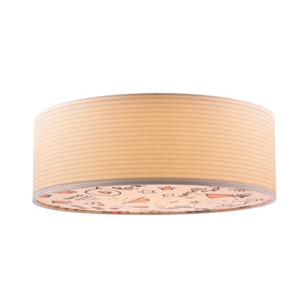 Dziecięca lampa sufitowa z tekstylnym kloszem ø 38 cm Kiddy – Candellux Lighting-image-1