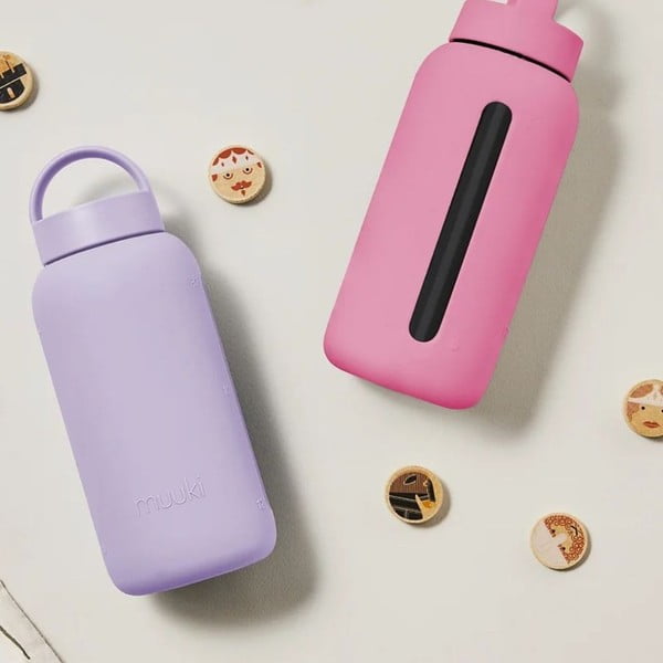Lawendowa butelka podróżna 720 ml Pastel Lilac – Muuki-image-1