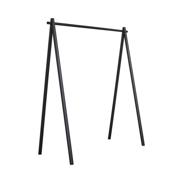 Czarny wieszak z drewna sosnowego Karup Design Hongi Black-image-1