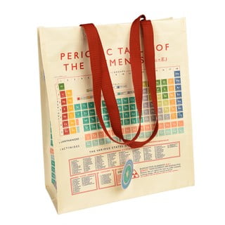 Torba na zakupy z papieru z recyklingu Rex London Periodic Table