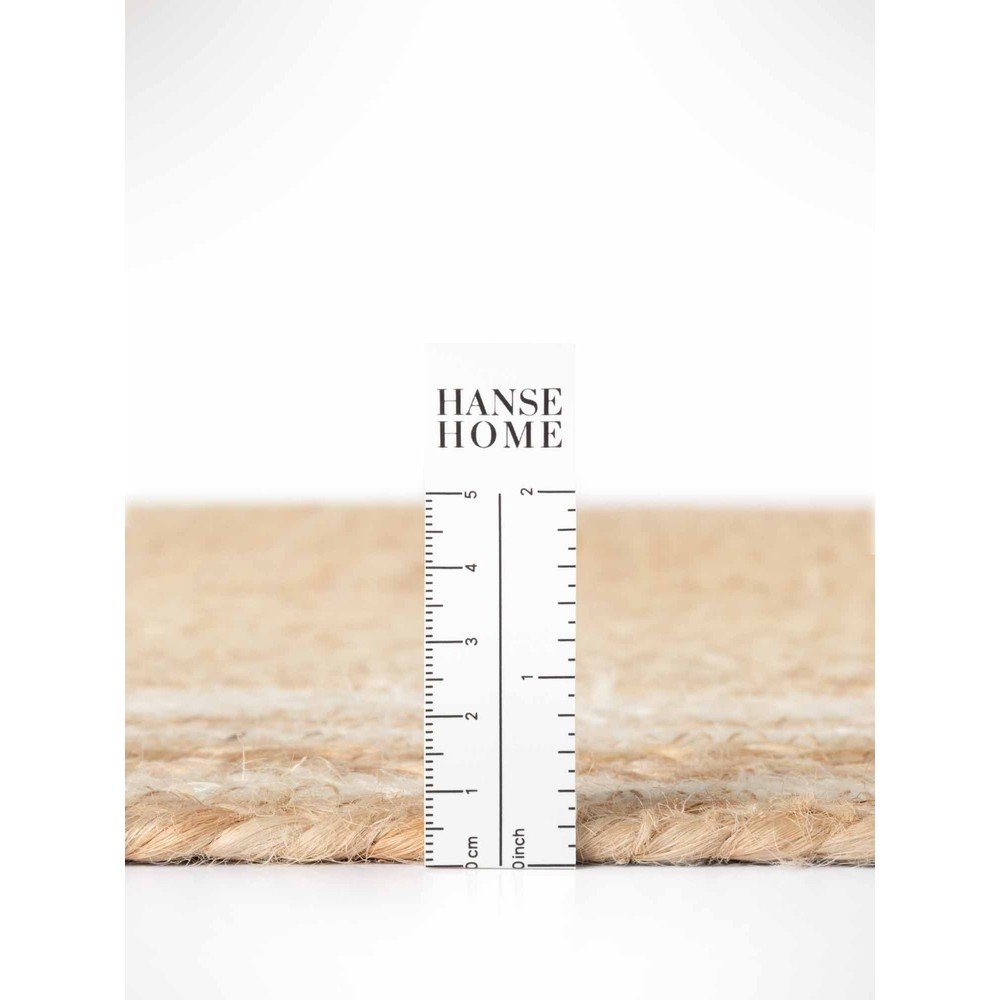 Kremowo-naturalny ręcznie tkany dwustronny chodnik z juty 70x200 cm Jutta – Hanse Home (zdjęcie 10)