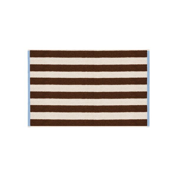 Brązowy/kremowy bawełniany ręcznik frotte 50x80 cm Gobo – noo.ma-image-2