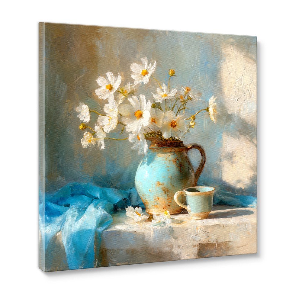 Obraz drukowany z ramą w zestawie 60x60 cm Anemone – Styler (zdjęcie 4)