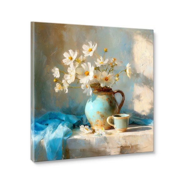 Obraz drukowany z ramą w zestawie 70x70 cm Anemone – Styler-image-3