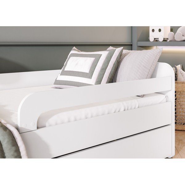 Białe łóżko dziecięce ze stelażem 80x200 cm Duuli – ELTAP-image-4