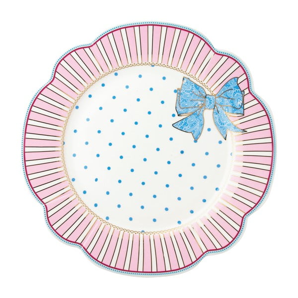 Porcelanowy talerz Bowie Lisbeth Dahl, 24 cm, 4 szt.-image-1