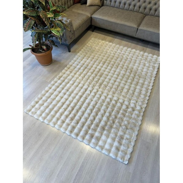 Dywan odpowiedni do prania w kolorze kości słoniowej 150x230 cm Bubble Emarald – Mila Home-image-2