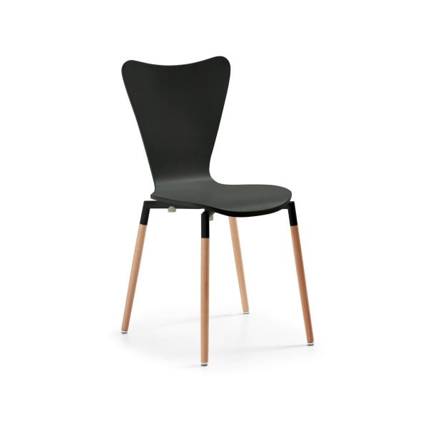 Czarne krzesło La Forma Eclectic