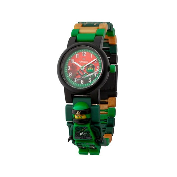 Zielony zegarek z figurką LEGO® Ninjago Lloyd